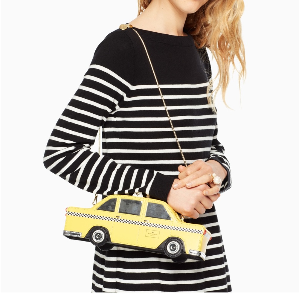 *SOLD* 🚕 Kate Spade Taxi Cab Bag 🚕 - Picture 1 of 16